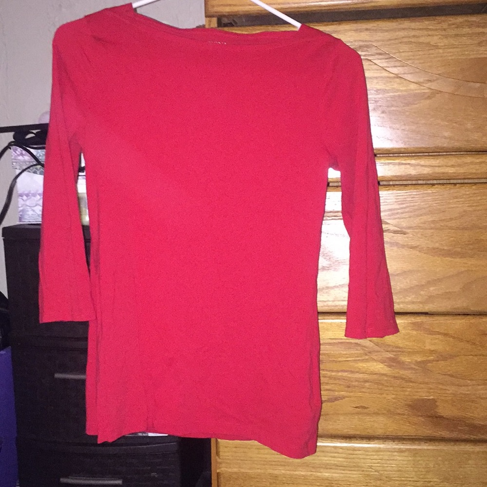 red long sleeve